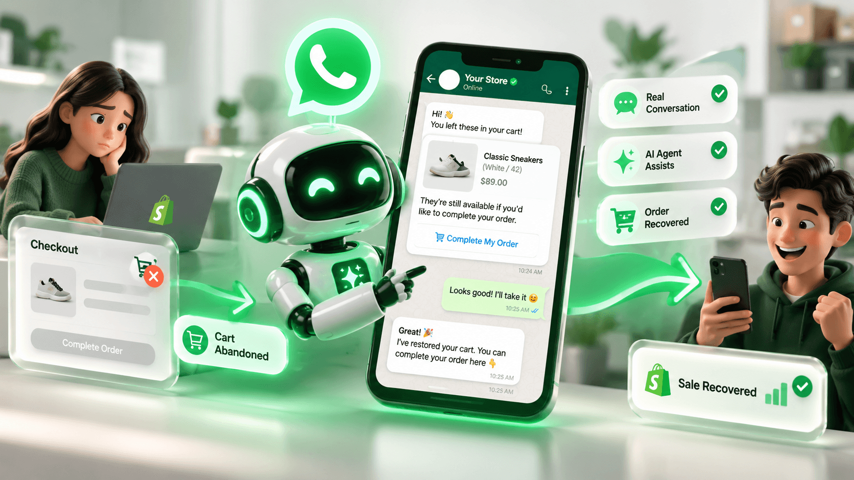 WhatsApp Cart Recovery: Why It Gets Replies Email Never Does